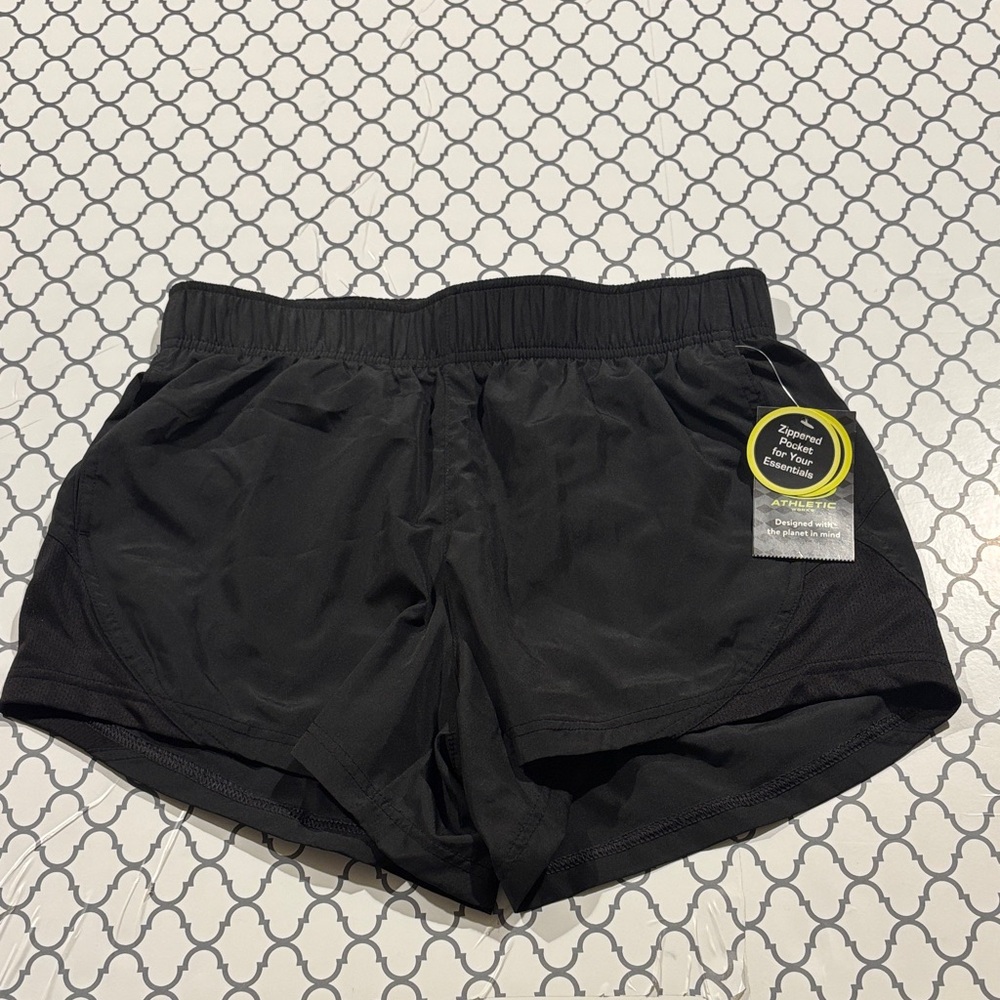 Athletic Works Women's Black Athletic Shorts